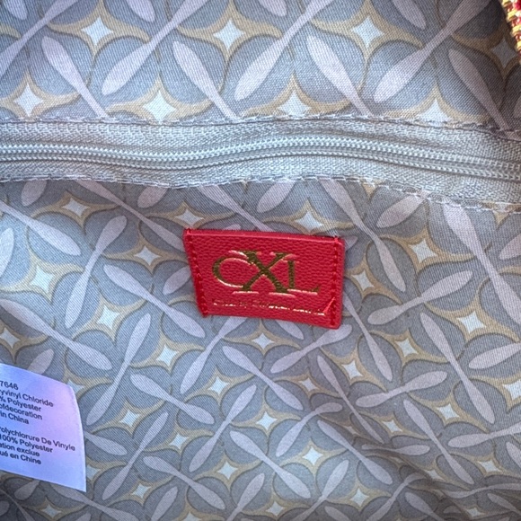 CXL by Christian Lacroix Pine Cavalier Backpack Red Faux Leather w/ Gold Accents main image 7
